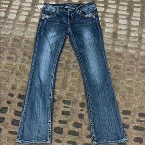 Grace in LA Women's Dark Blue Boot Cut Jeans